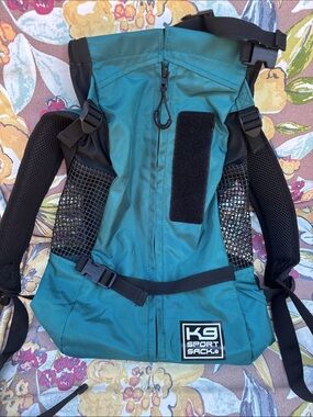 K9 Sport Sack Teal Hands-Free Dog Carrier Backpack